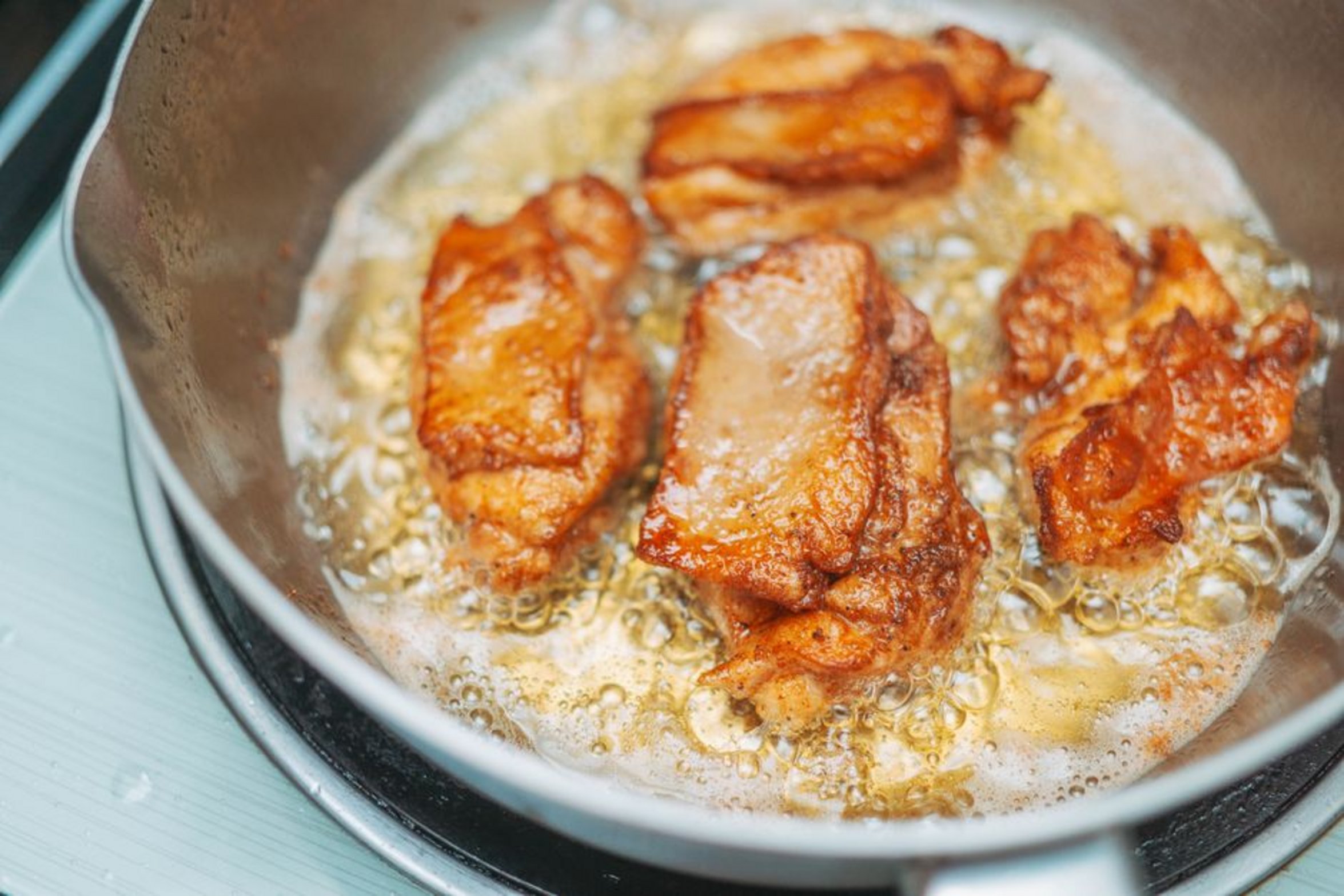 catfish frying in pan catfish frying in pan