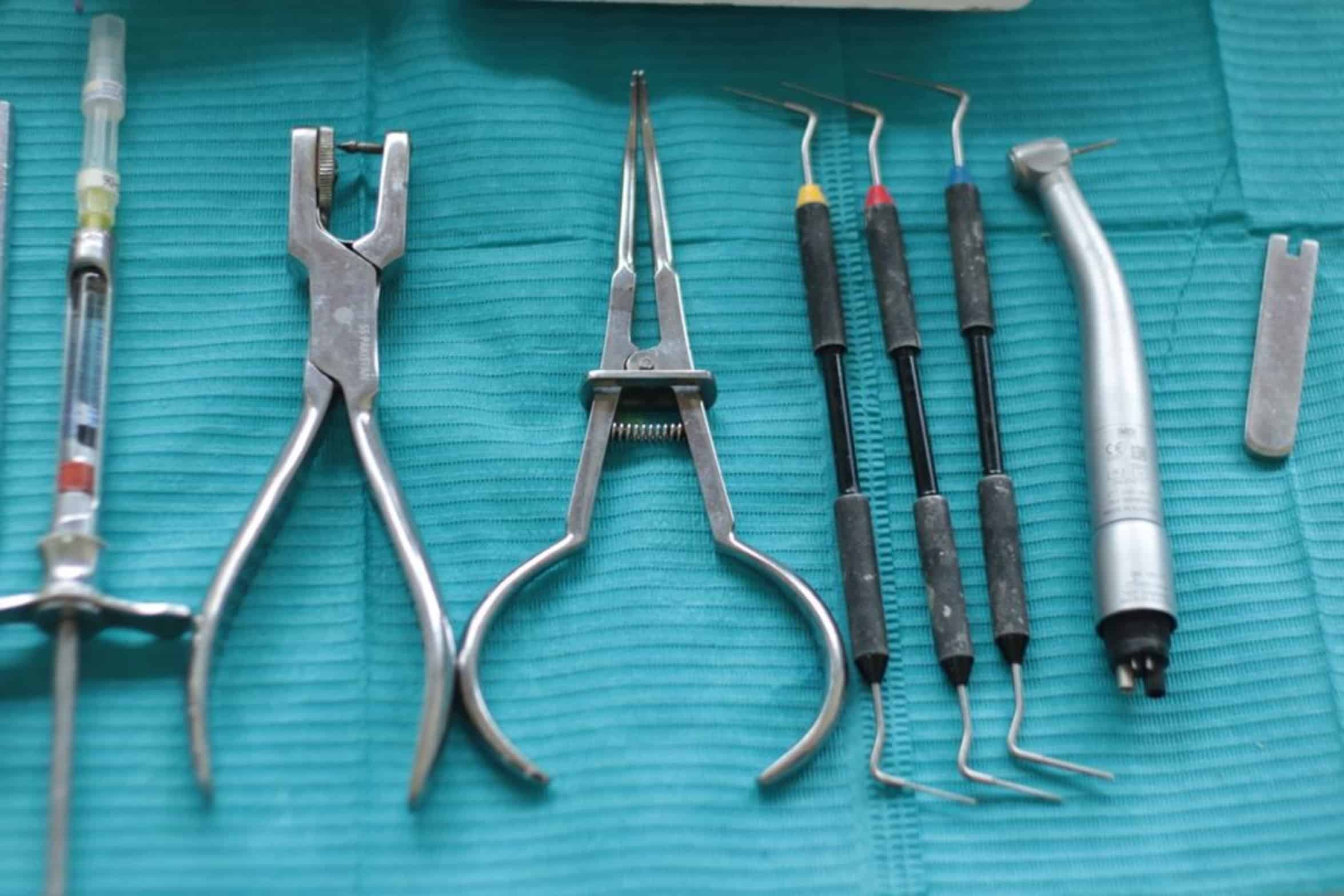 dental pliers close-up dental pliers close-up