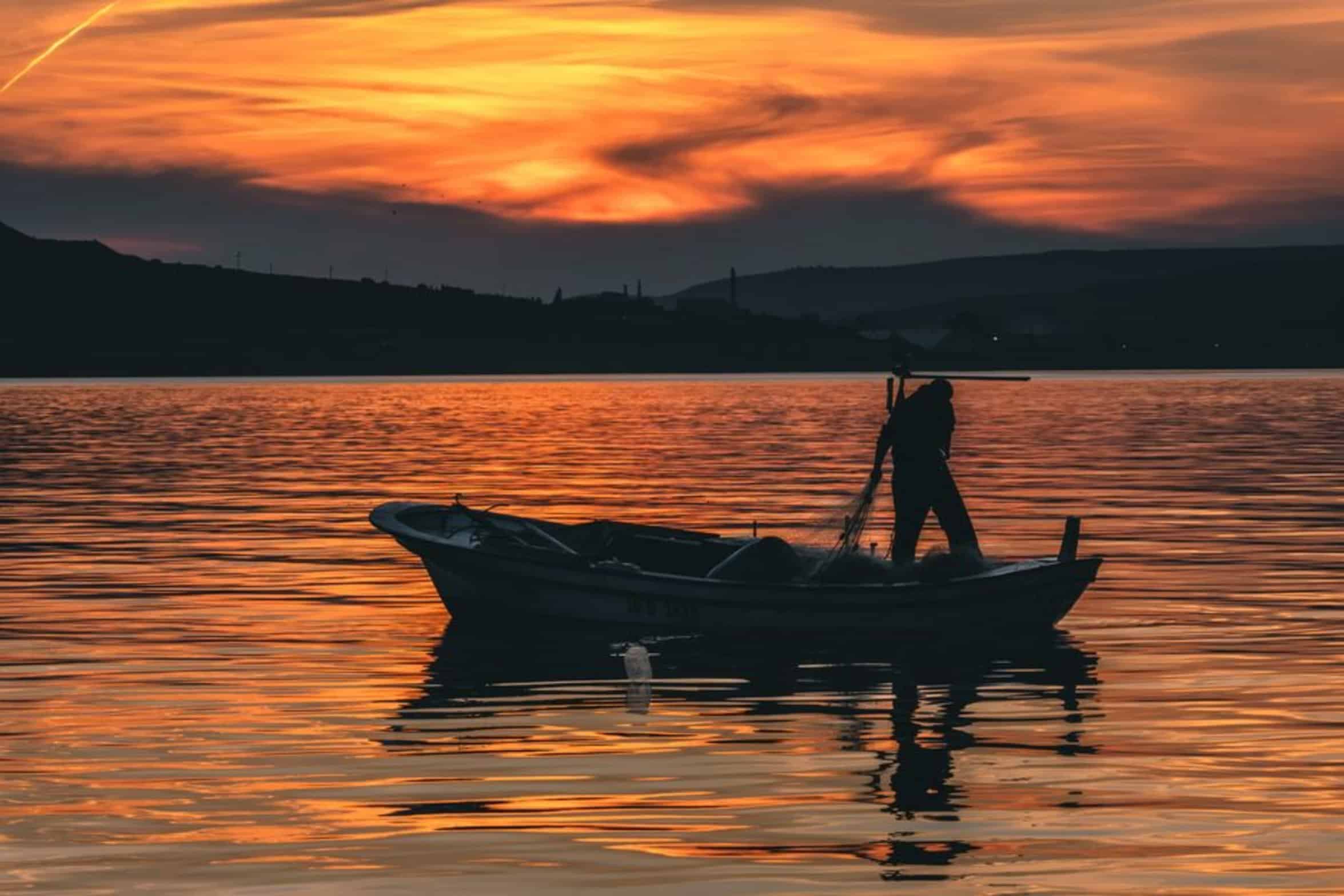 lake sunset fishing lake sunset fishing